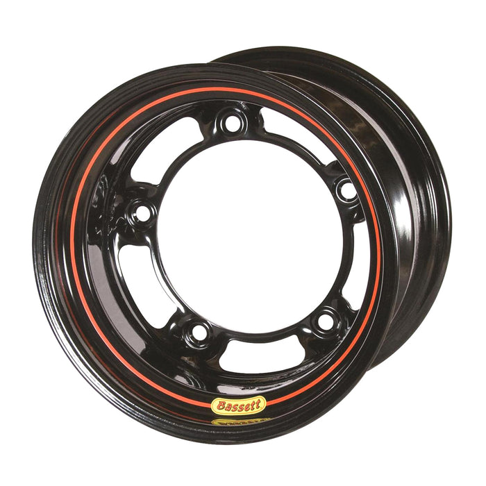 BASSETT 52SR3 Wheel 15x12 W/5 3in BS Black Spun
