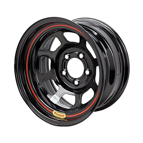 BASSETT 57RN4 Wheel 15in x 7in 5x100mm DOT Black