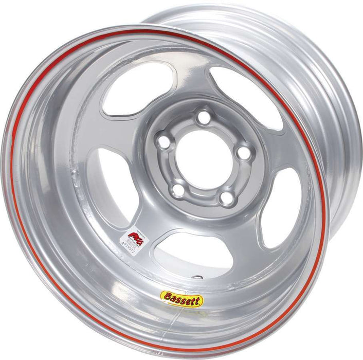 BASSETT 58A51IS 15x8 IMCA Silver Inertia  5x5