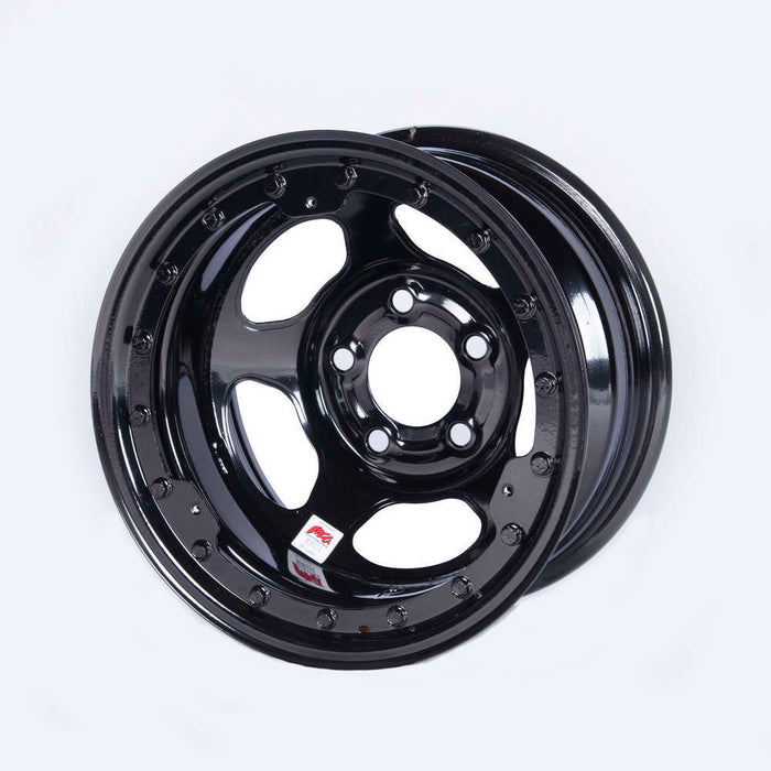 BASSETT 58A53ILK 15x8 IMCA Black Beadlock Inertia 5x5