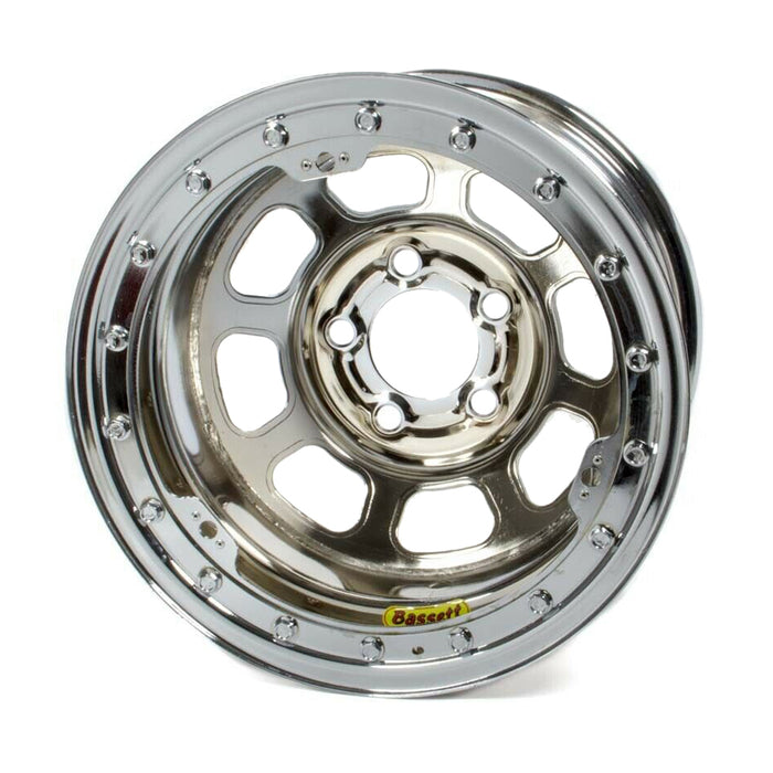 BASSETT 58D53ICLK 15x8 B/L Chrome Wheel 5x5 3in BS