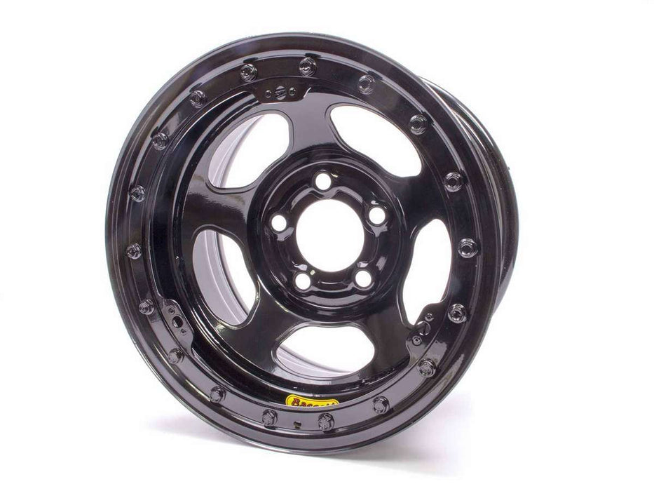 BASSETT 59A52LK 15 x 8.75 B/L Black 5x5 2in BS Inertia