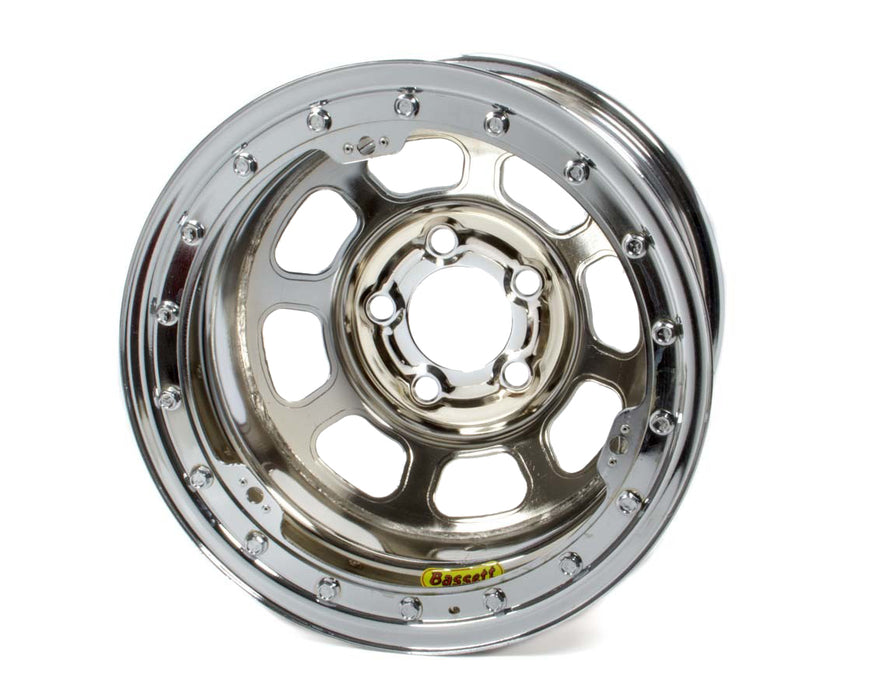 BASSETT 59D53CL 15 x 8.75 B/L Chrome 3in D-Hole