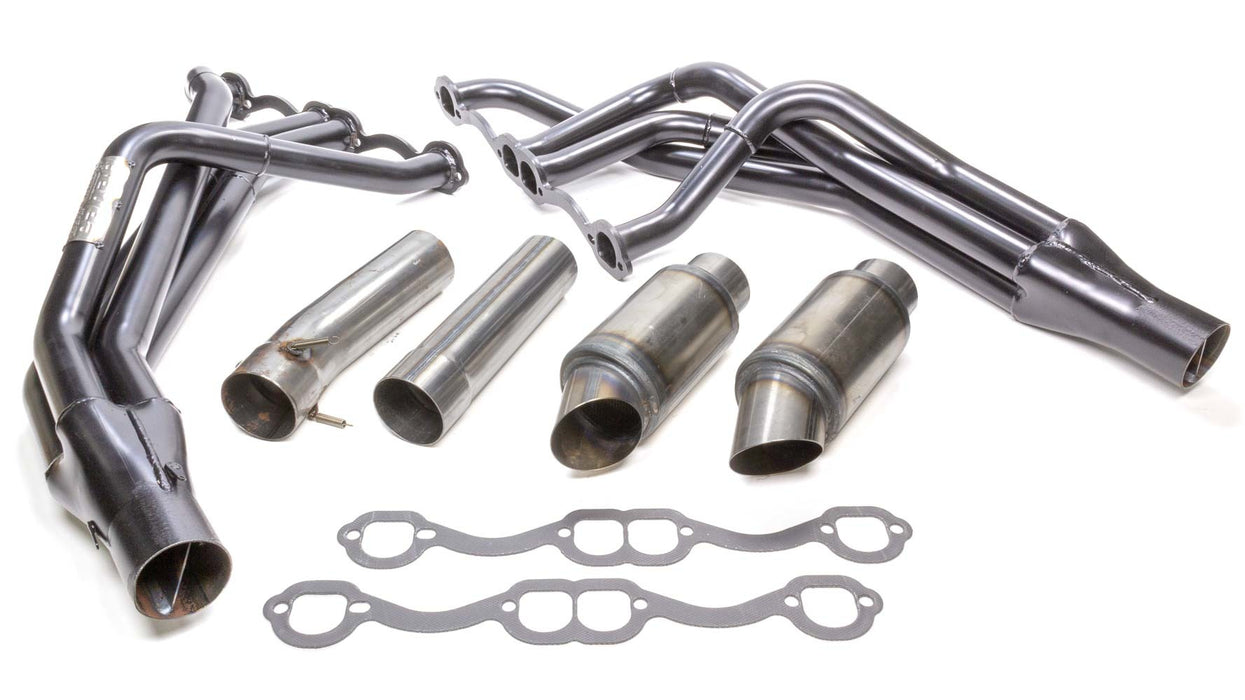 BEYEA CUSTOM HEADERS DLM604-17-A SBC DLM Header 1-5/8 x 1/-3/4 Crate 2-3/4in Col