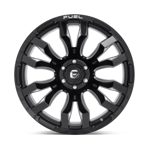 Fuel 1PC D67322208947 D673 22X12 6X135 GL-BLK-MIL -44MM - Truck Part Superstore