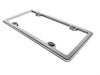 Weathertech 8AMPF2 Motorcycle Billet Plate Frames Silver - Truck Part Superstore