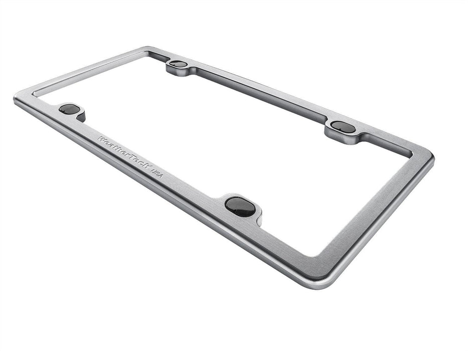 Weathertech 8AMPF2 Motorcycle Billet Plate Frames Silver - Truck Part Superstore