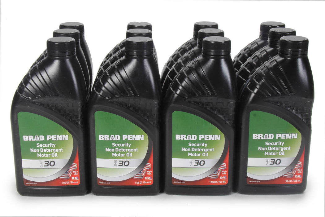 PENNGRADE MOTOR OIL 70306-12 Brad Penn Motor Oil SAE 30W Case 12 x 1 Quart