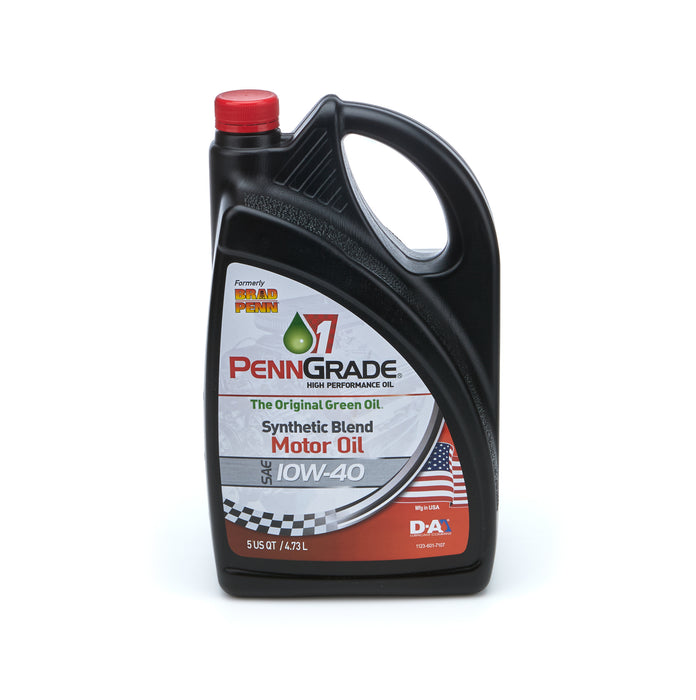 PENNGRADE MOTOR OIL 71440 10w40 Racing Oil 5Qt Bottle