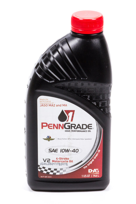 PENNGRADE MOTOR OIL 71566 10w40 Motorcycle Oil 1 Qt