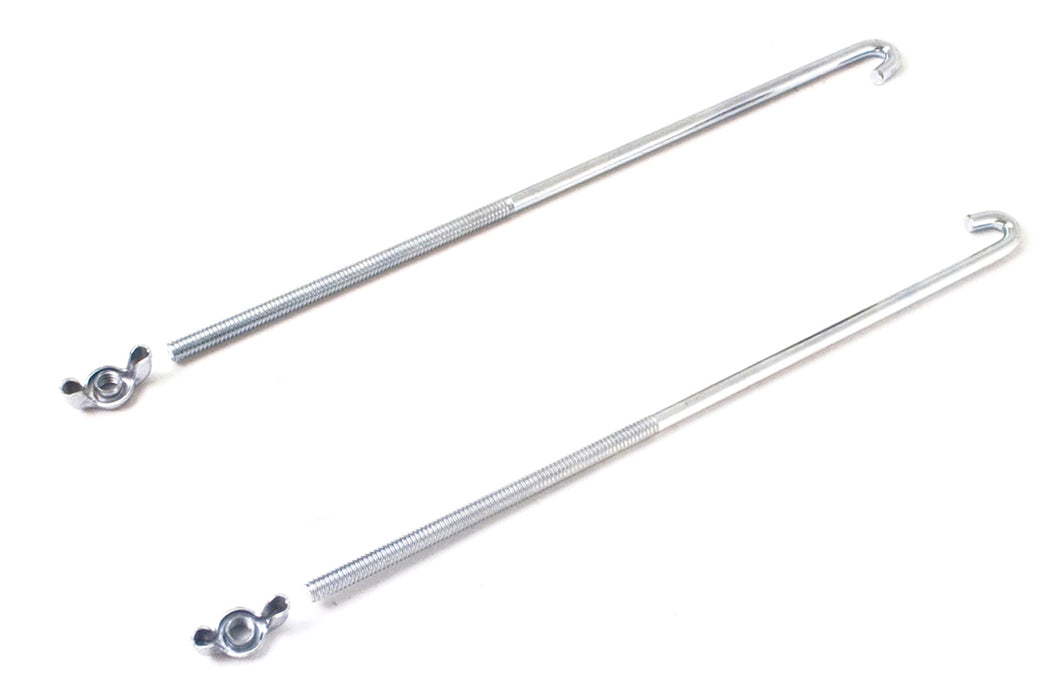 BRAILLE AUTO BATTERY 10810 10in J-Hooks Battery Hold Downs