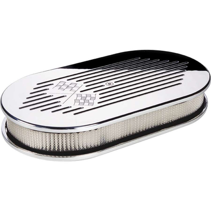 BILLET SPECIALTIES 15427 Large Oval Flag Air Clea