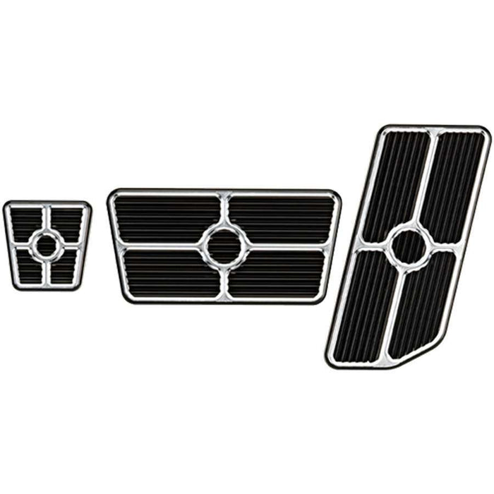 BILLET SPECIALTIES 198625 Universal Pedal Kits Grooved Black