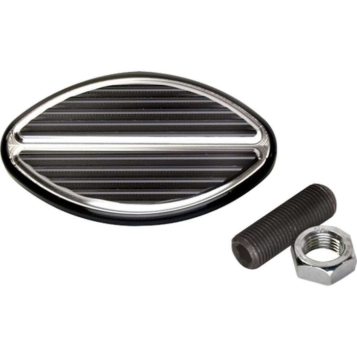 BILLET SPECIALTIES 199335 Black Oval Brake Pedal