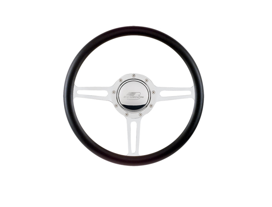 BILLET SPECIALTIES 30137 Steering Wheel 1/2 Wrap 14in Split Spoke