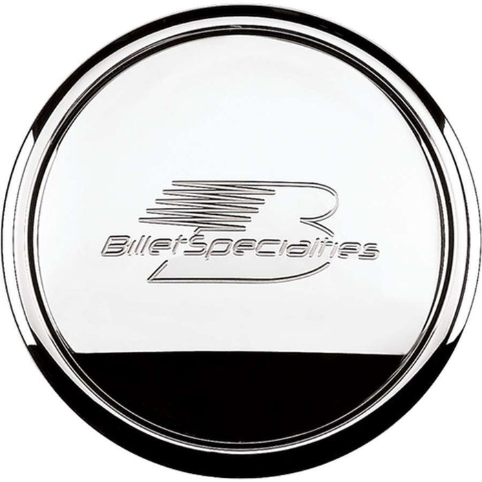 BILLET SPECIALTIES 32620 Polished Horn Button Billet Logo