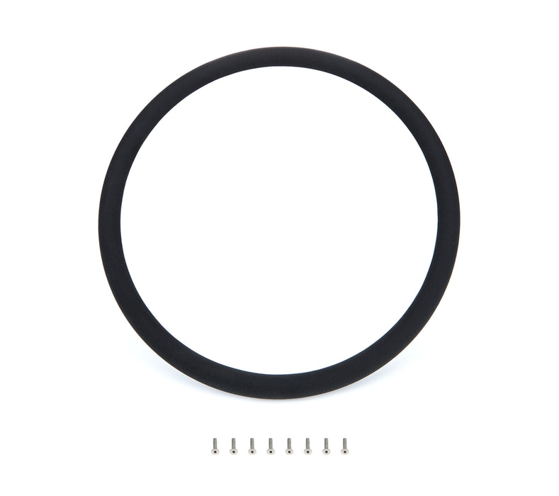 BILLET SPECIALTIES 33008 Half Wrap Ring For 15.5in Wheel Black Leath