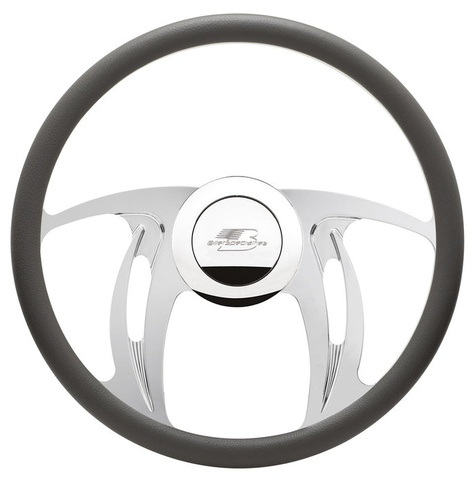 BILLET SPECIALTIES 34123 Steering Wheel Half Wrap 15.5in Hurricane