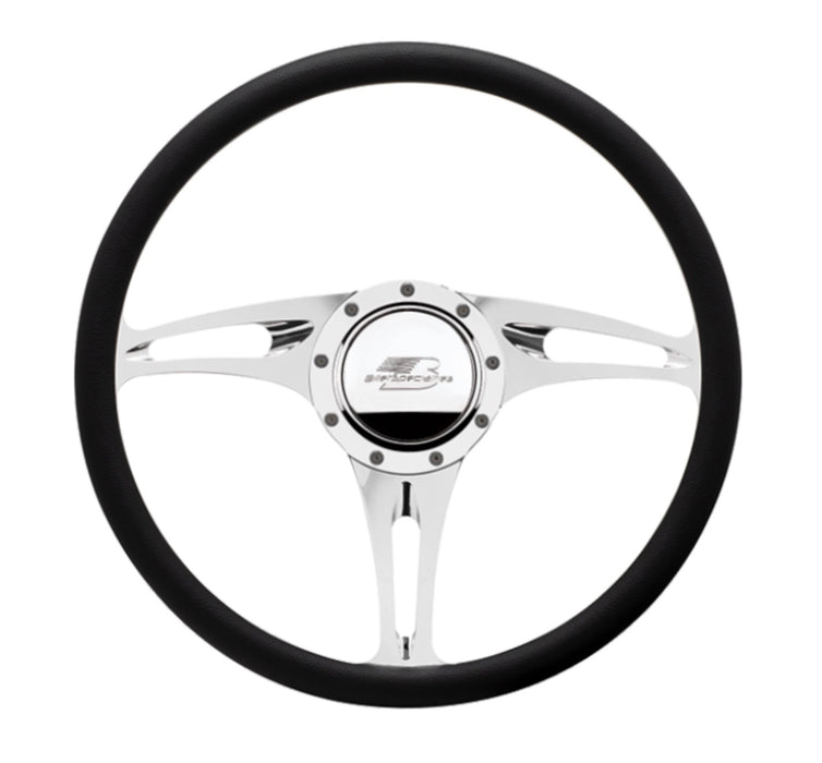 BILLET SPECIALTIES 34322 Steering Wheel Half Wrap 15.5in Stealth
