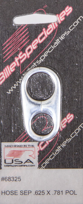 BILLET SPECIALTIES 68325 Hose Seperator .625x.781 Polished