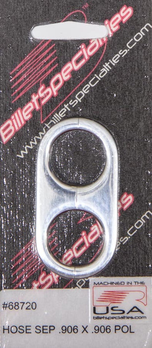 BILLET SPECIALTIES 68720 Hose Separator .906x.906 -Polished