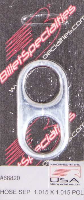 BILLET SPECIALTIES 68820 Hose Separator 1.015x 1.015-Polished
