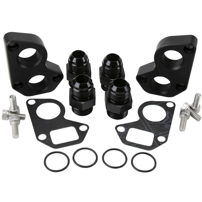 BILLET SPECIALTIES 77123 LS Engine Remote Water Pump Adapters