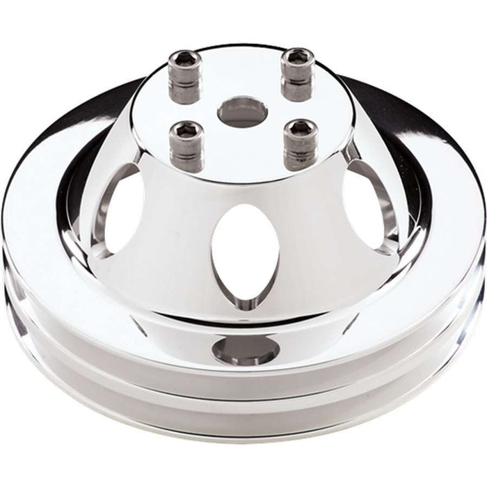 BILLET SPECIALTIES 78120 SBC/BBC 2 GRV WP Pulley For LWP Polished