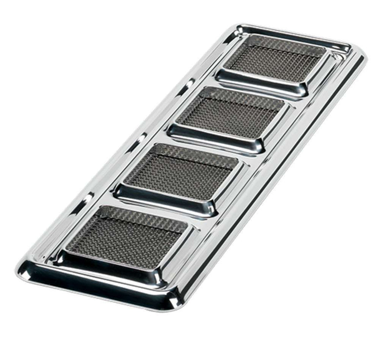 BILLET SPECIALTIES 876610 Hood Vents Camaro SS 68-69 Polished Pair