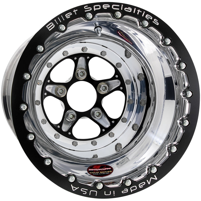 BILLET SPECIALTIES BCSBL035106545 COMP 5 Wheel SBL 15x10 4.5in Backspace