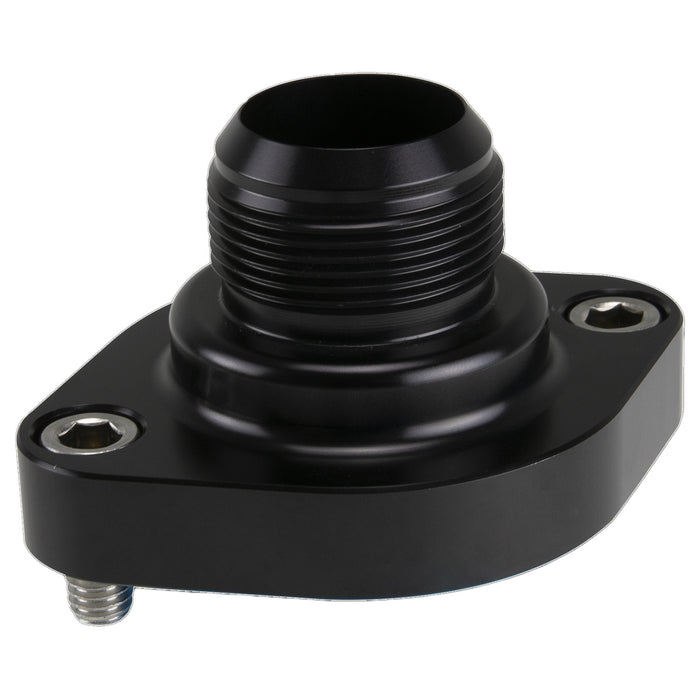 BILLET SPECIALTIES BLK90825 Thermostat Housing -20 AN Mopar Style Black