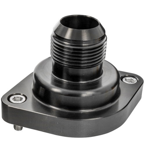 BILLET SPECIALTIES BLK90900 LS Thermostat Housing w/ 16AN Male Nipple Black