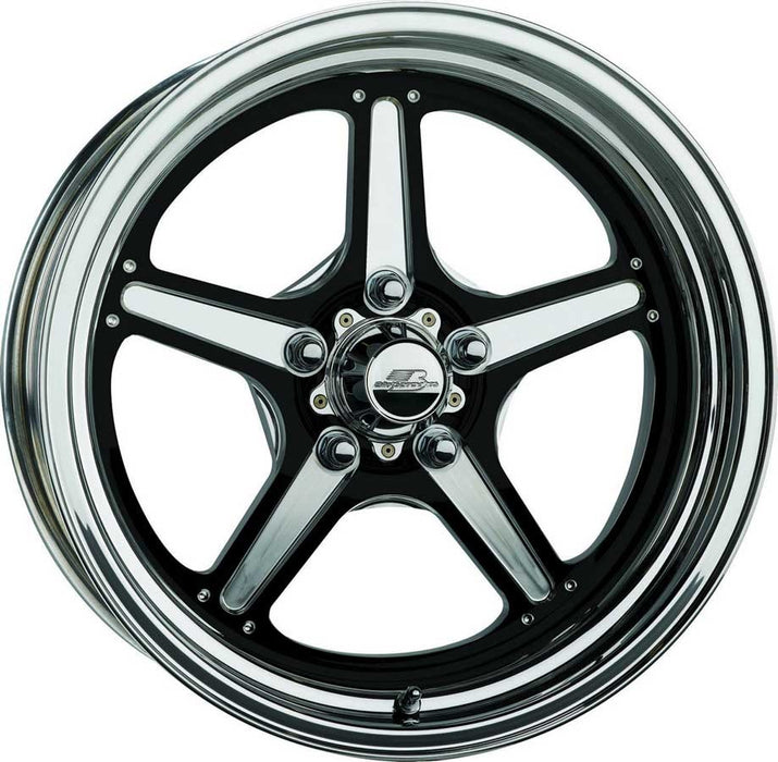 BILLET SPECIALTIES BRS035106135N Street Lite Black Wheel 15x10 3.5in BS