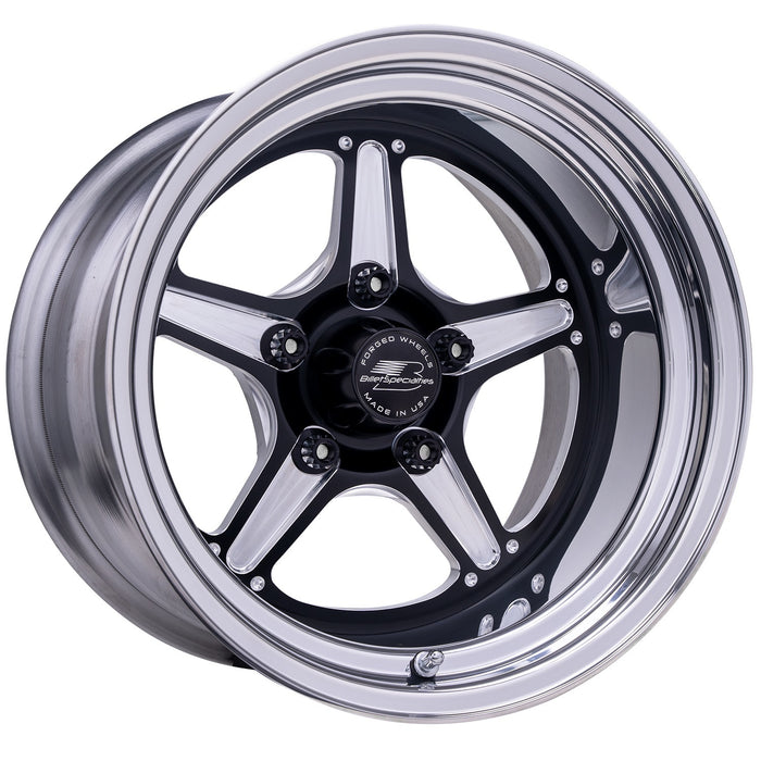 BILLET SPECIALTIES BRS23510L6165 Street Lite Wheel 15x10 6.5in Bacspace