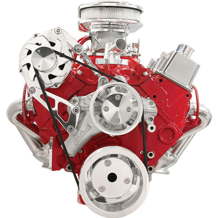 BILLET SPECIALTIES FM2110PC SBC LWP Serpentine Conv. Kit