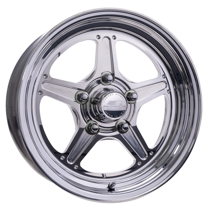 BILLET SPECIALTIES RS23580L6145 Street Lite Wheel Pol. 15x8 4.5in Backspace
