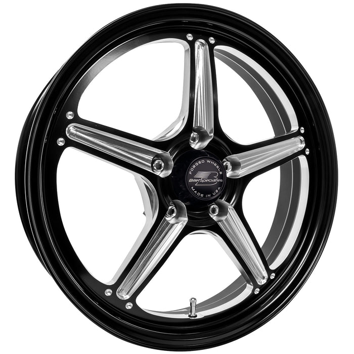 BILLET SPECIALTIES RSFB23745Z6120 Street Lite Black Wheel 17X4.5 5x4.75 BC 2IN BS