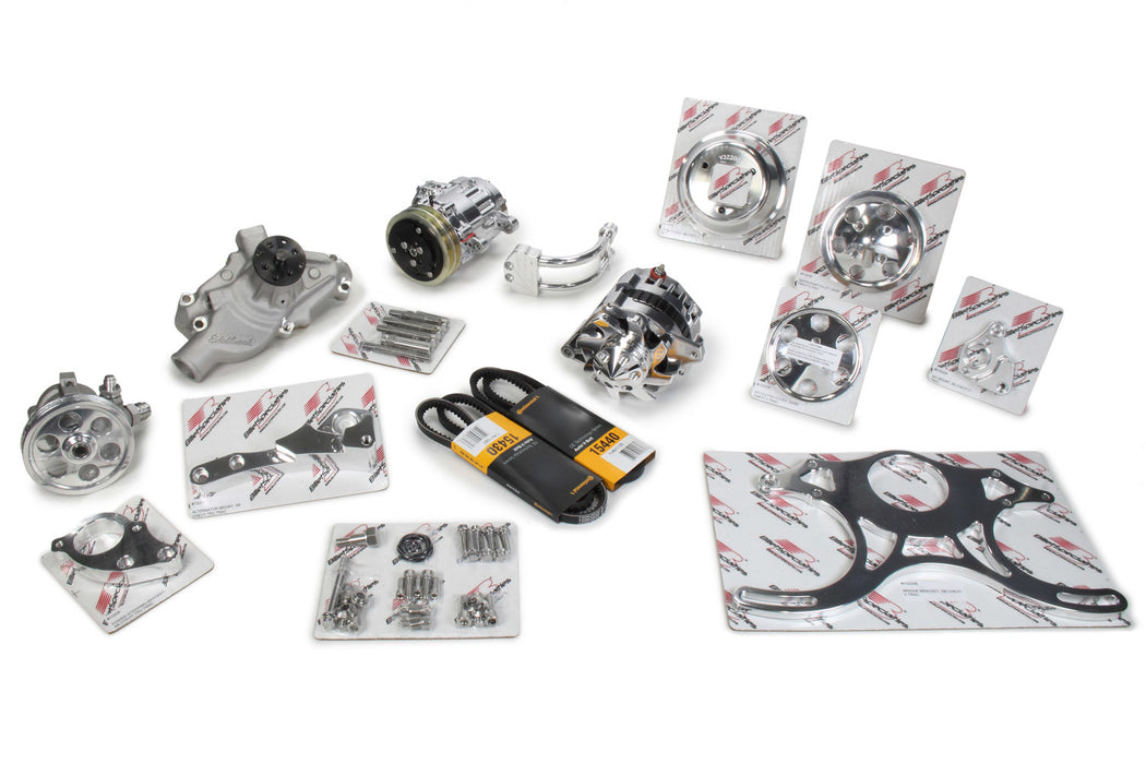 BILLET SPECIALTIES V3220 SBC V-Trac Pulley Sys.