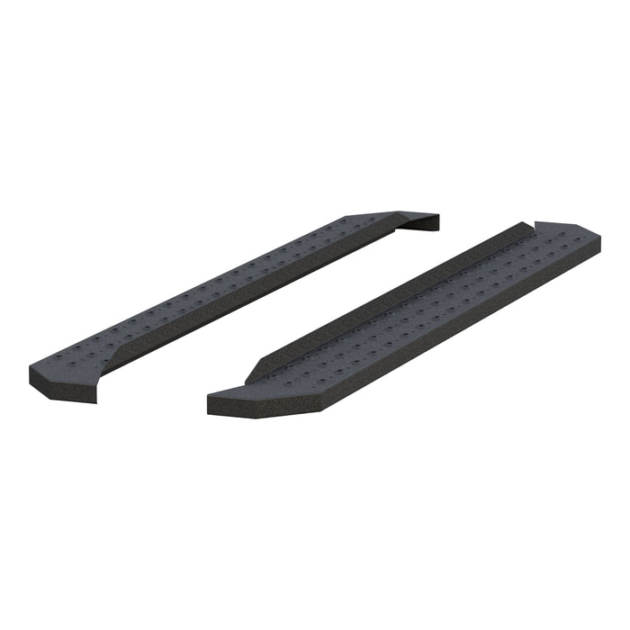 ARIES C2875 RidgeStep 6-1/2" x 75" Black Steel Running Boards (No Brackets) for Select Chevrolet Silverado 1500