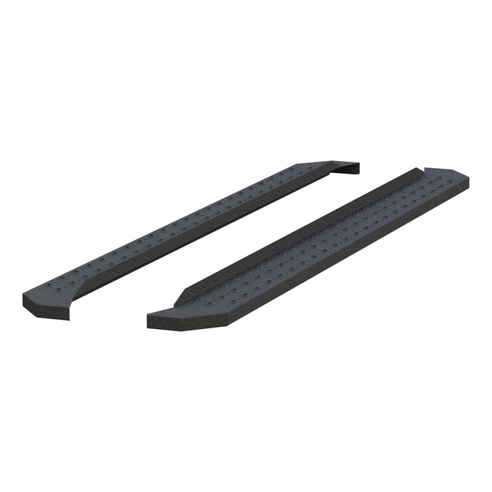 ARIES C2891 RidgeStep 6-1/2" x 91" Black Steel Running Boards (No Brackets) for Select Ford F-250