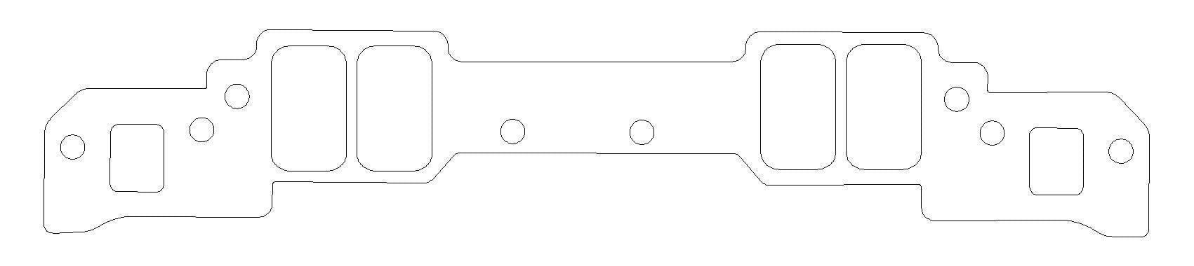 COMETIC GASKETS C5541-060 Intake Gasket Set SBC w/18 Degree Heads