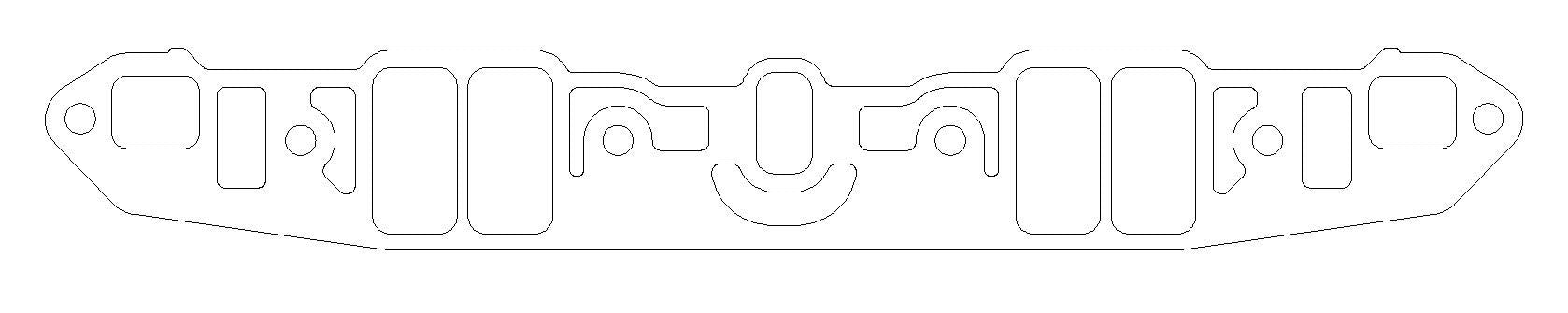 COMETIC GASKETS C5624-060 Intake Manifold Gasket Set SBM 318/340/360