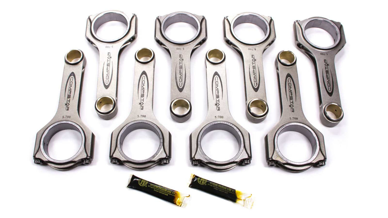 CALLIES CSA5700DS2A2AH SBC Forged H-Beam Rods - 5.700/2.100