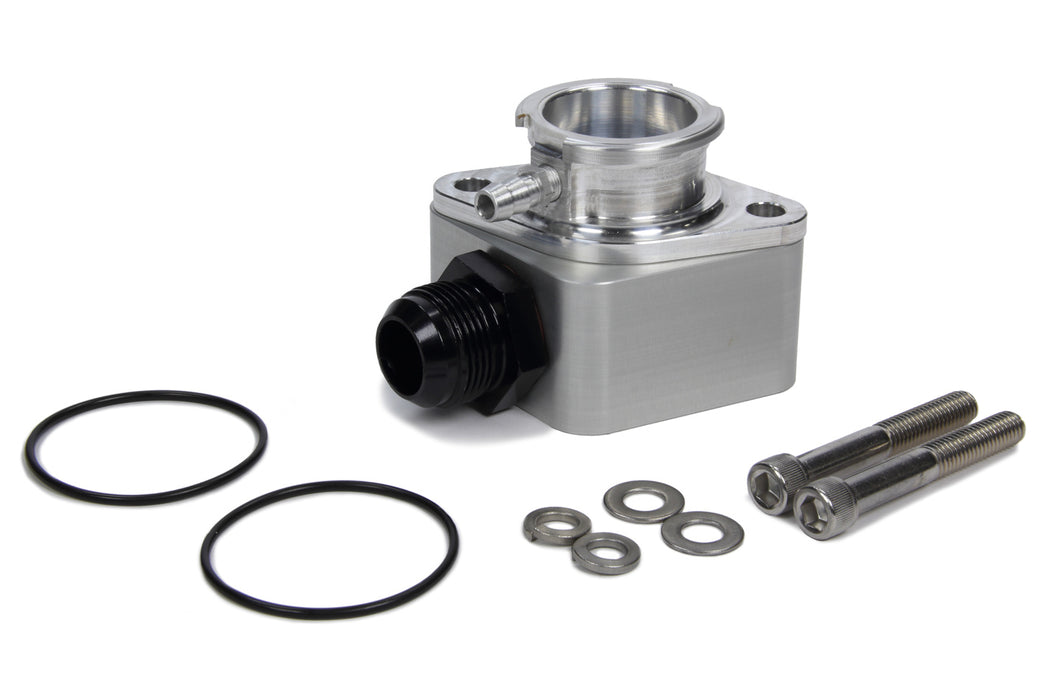 CANTON 80-006 Billet Filler Water Neck w/16AN Hose Fitting