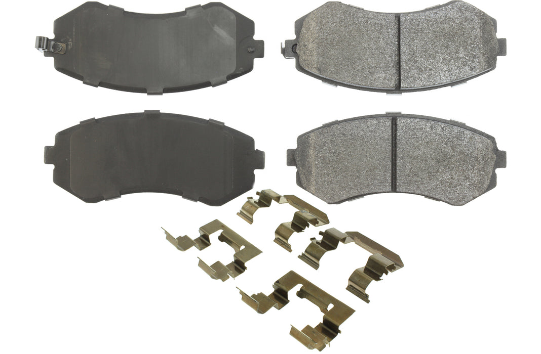 CENTRIC BRAKE PARTS 104.04220 Posi-Quiet Semi-Metallic Brake Pads with Hardwar