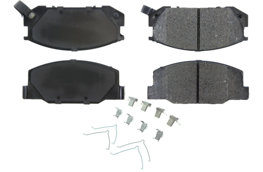 CENTRIC BRAKE PARTS 104.05270 Posi-Quiet Semi-Metallic Brake Pads with Hardwar