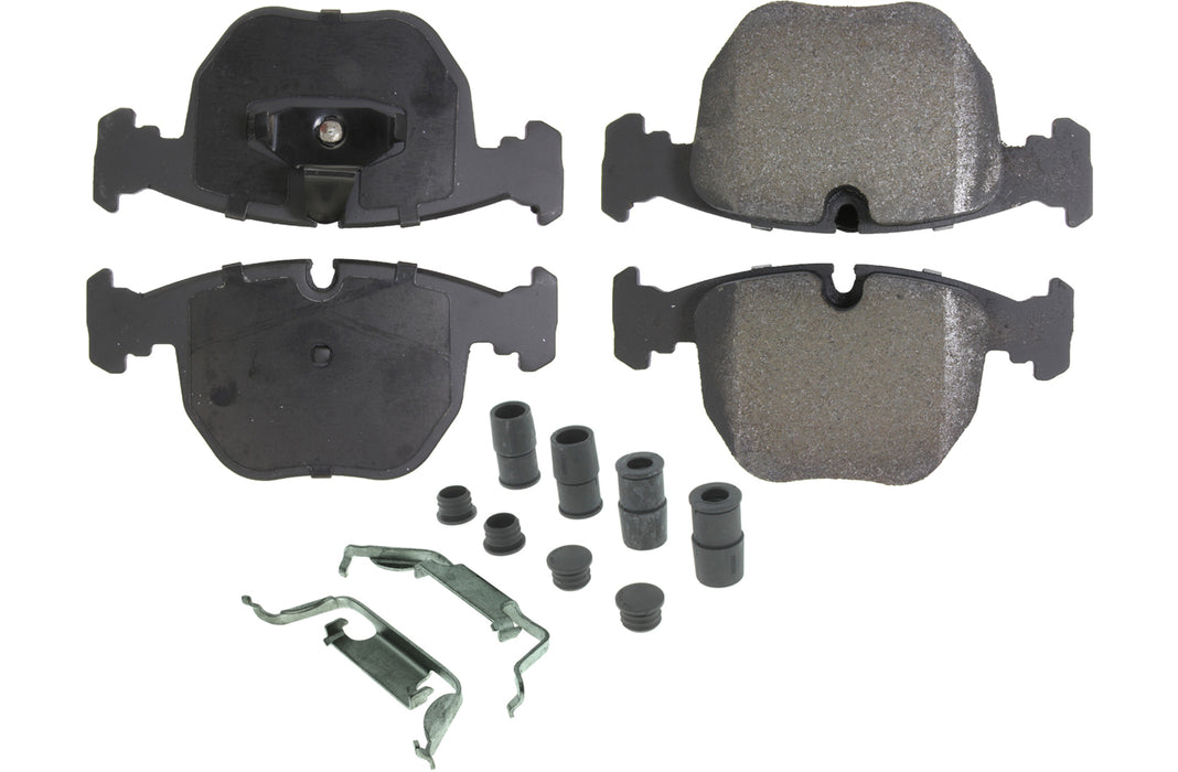 CENTRIC BRAKE PARTS 104.06810 Posi-Quiet Semi-Metallic Brake Pads with Hardwar