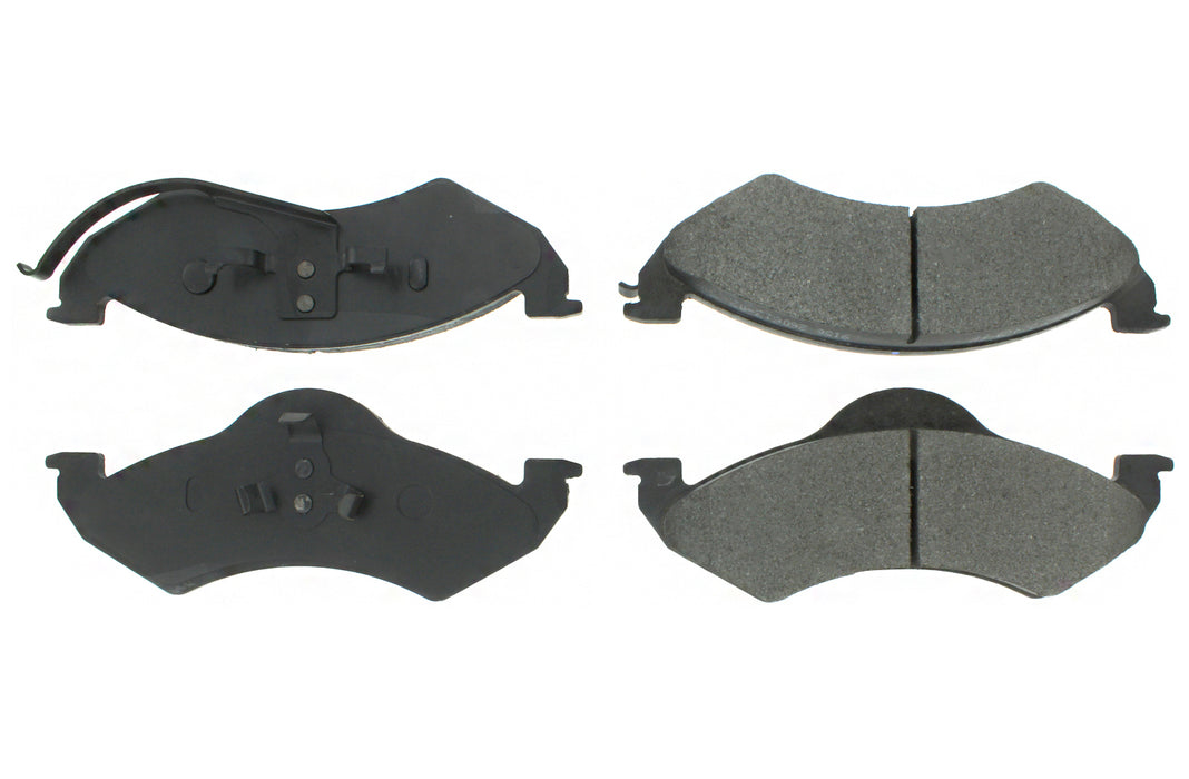 CENTRIC BRAKE PARTS 104.07460 Posi-Quiet Semi-Metallic Brake Pads with Hardwar