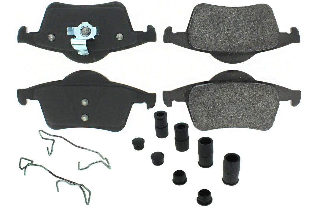 CENTRIC BRAKE PARTS 104.07950 Posi-Quiet Semi-Metallic Brake Pads with Hardwar