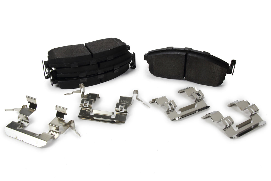 CENTRIC BRAKE PARTS 104.08151 Posi-Quiet Semi-Metallic Brake Pads with Hardwar